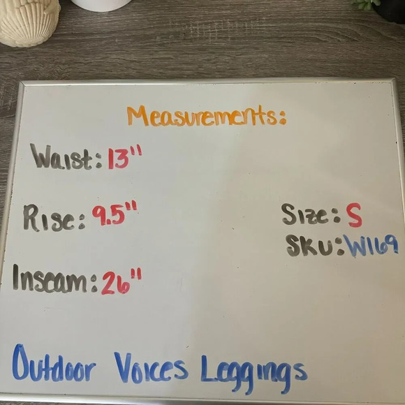 Outdoor Voices OV Grey Dipped 7/8 Athletic Performance Leggings Size Small - Picture 8 of 8